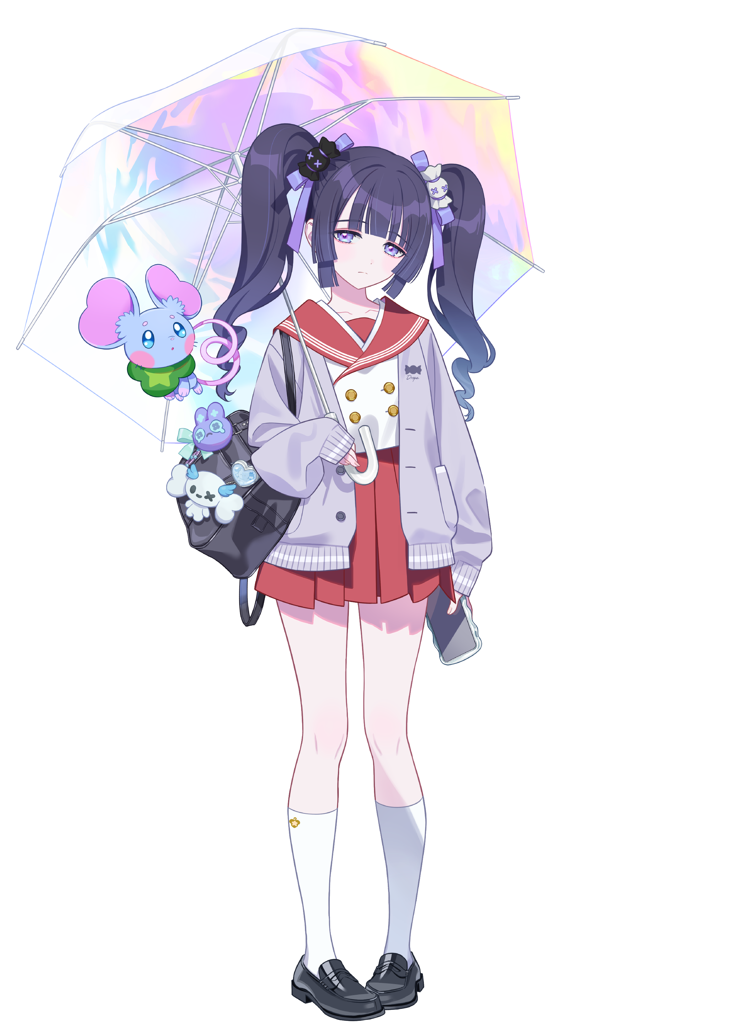 篠月イズ official full-body character art